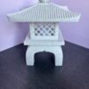 3D printed Japanese lantern tealight holder in stone-look PLA finish
