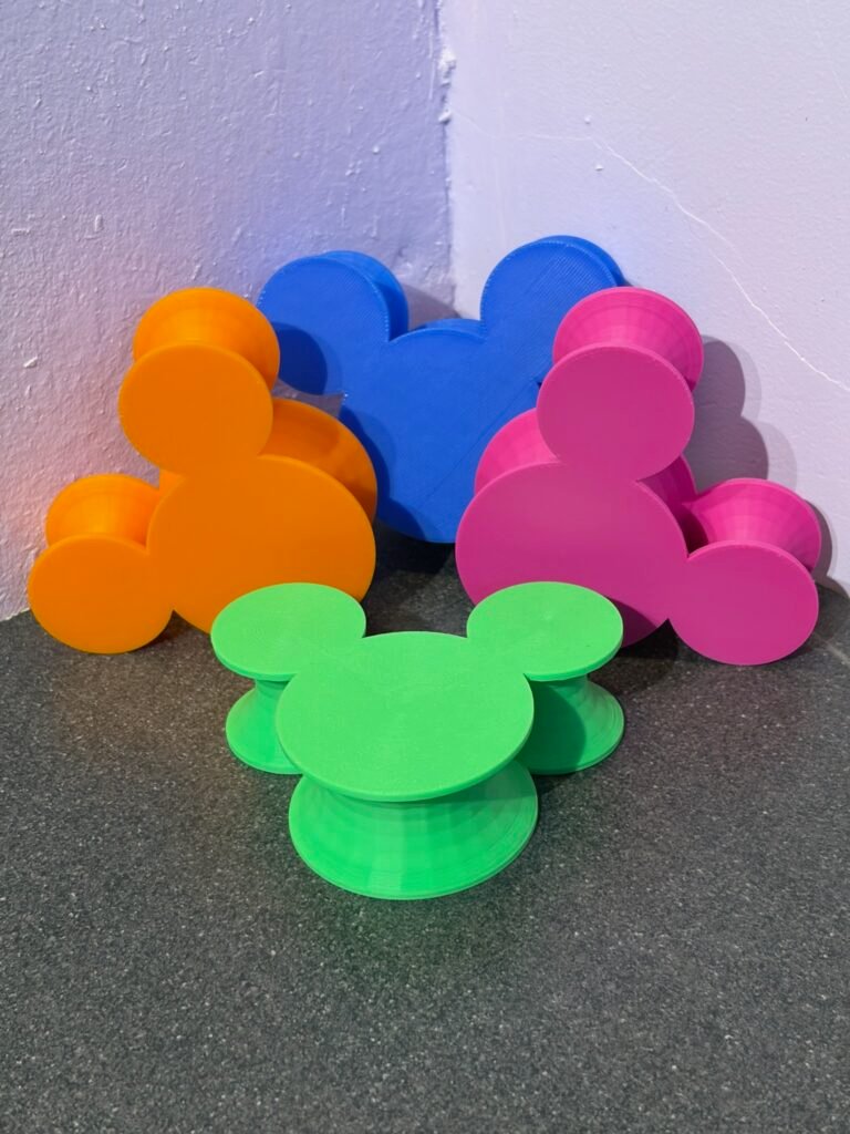 classic mouse ear holder – 3d printed wall display for headbands & collectors