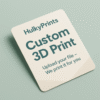Custom 3D printed parts in assorted PLA colours, UK printing service