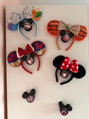 classic mouse ear holder – 3d printed wall display for headbands & collectors