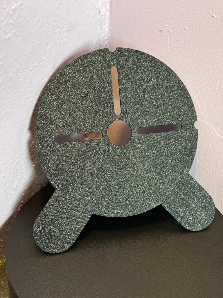 Black 3D printed drill dust collector accessory