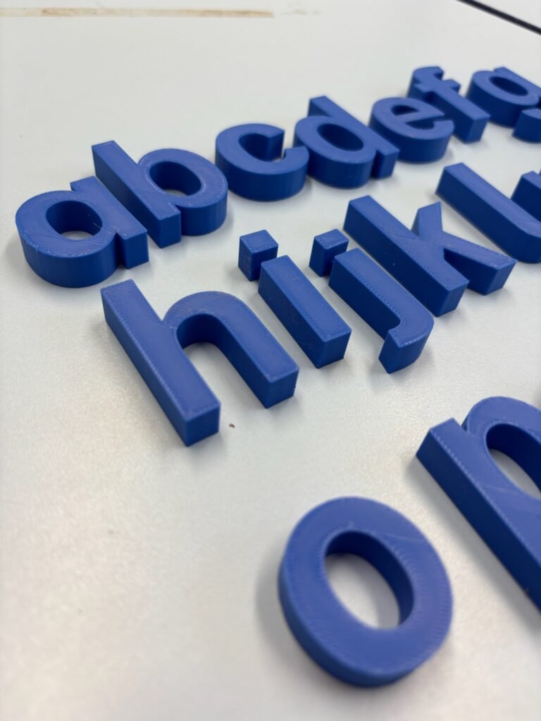Dyslexia support tactile letters for Beat Dyslexia program