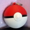 3D printed Poké Ball keychain with lobster clasp