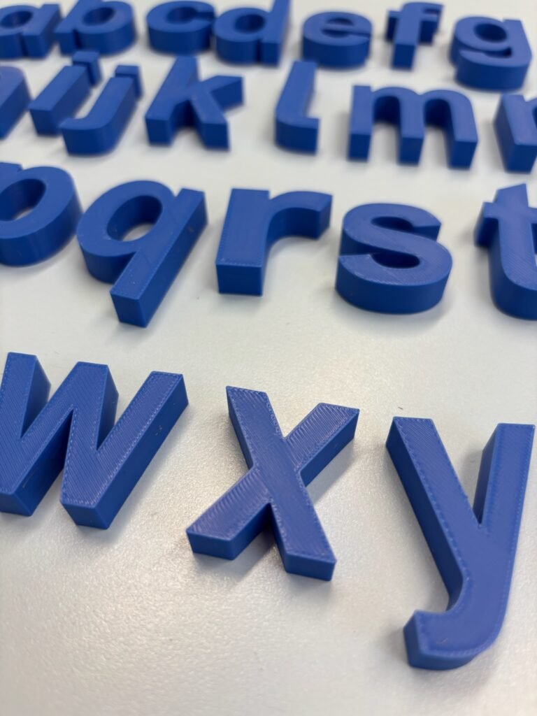 Dyslexia support tactile letters for Beat Dyslexia program