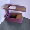 3D printed TCG card sorting station in purple and gold PLA