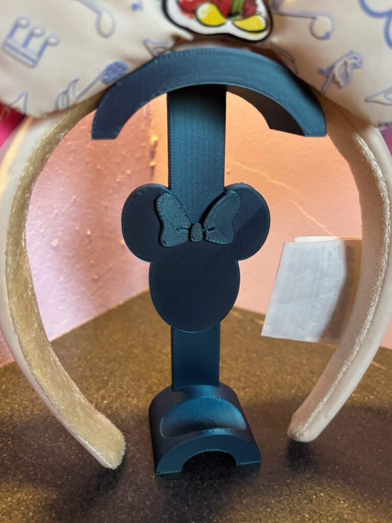 Free-standing Disney ear holder for shelves and cabinets