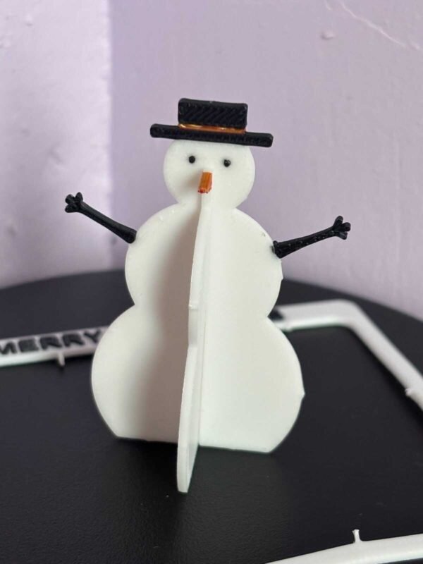 017f0b0f4da361c07505622555011a0c83a5860409 3D printed snowman kit card Christmas stocking filler