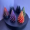 8cm tall cone fidget toy stress relief sensory desk accessory