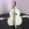 3D printed snowman kit card Christmas stocking filler