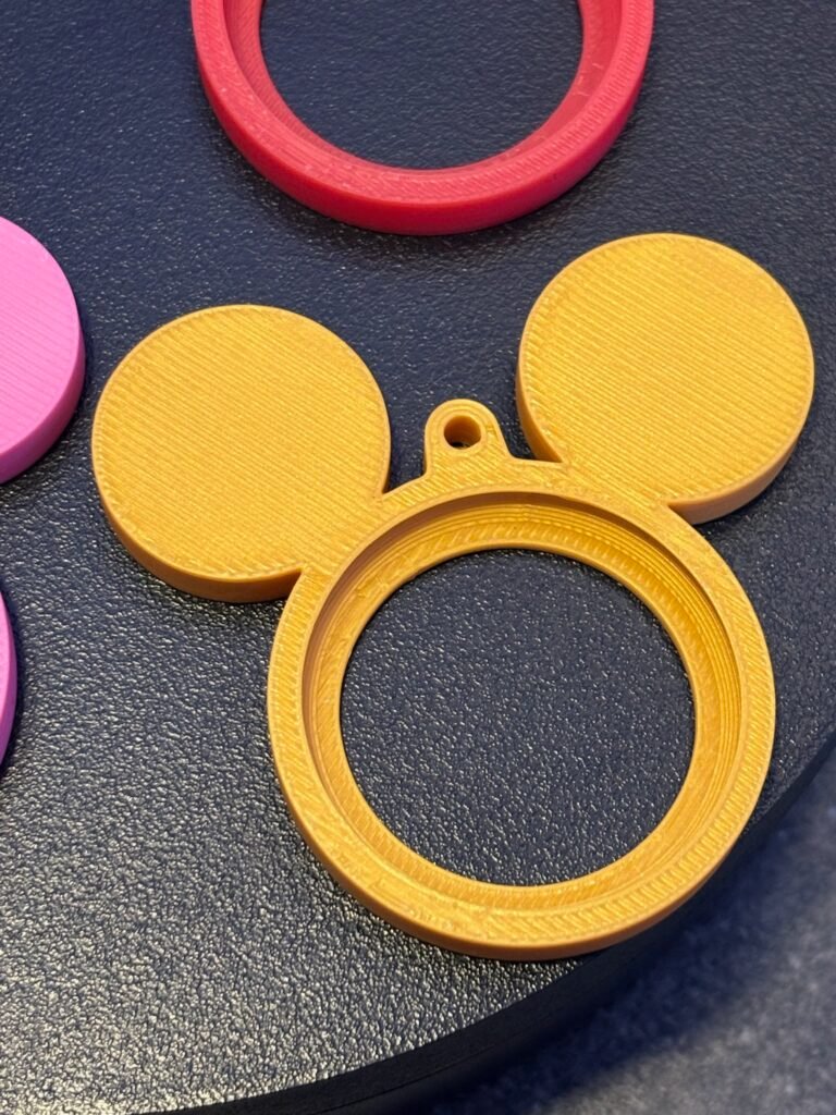 Mickey silhouette airtag holder