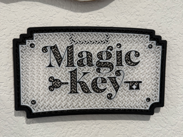magic key pin board – 3d printed display for enamel pins – intricate lattice design magic key pin board – 3d printed display for enamel pins – intricate lattice design