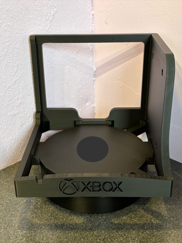 Xbox Series X wall mount holder with reinforced frame