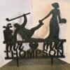 Personalised cake topper for weddings – demonstration design