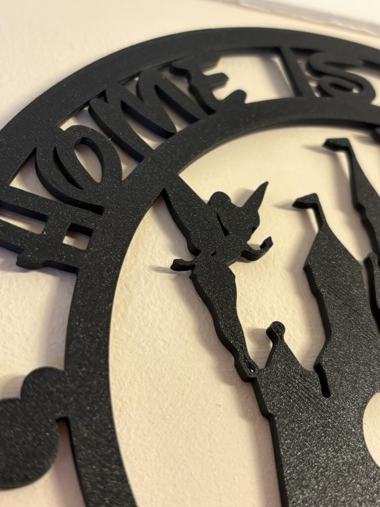 Home Is Where the Magic Is – Disney Inspired 3D Printed Wall Art