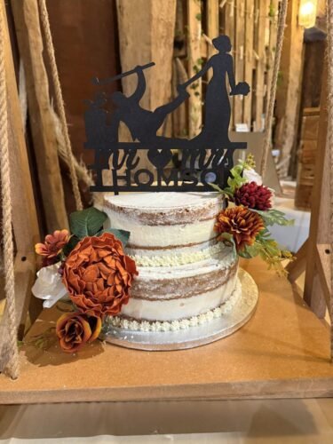 custom wedding cake topper – personalised 3d printed