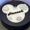Personalised Mouse Christmas Ornament – Custom Name Tree Decoration