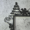 Black 3D printed Disney inspired Christmas door corner hanger