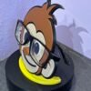 Cheeky monkey glasses holder 3D printed desk stand holding glasses