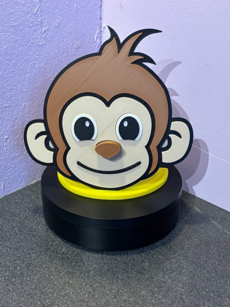 Cheeky Monkey Glasses Holder | Fun 3D Printed Glasses Stand