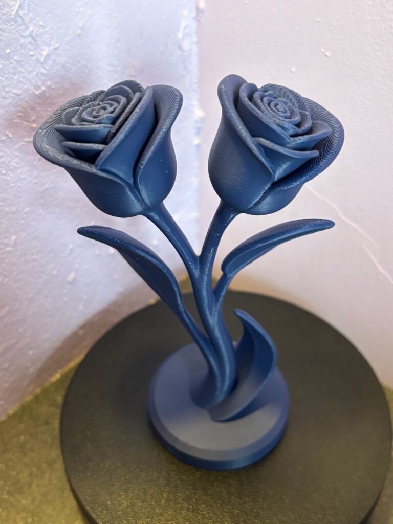 3D Printed Rose Flower Ornament – Valentine’s Gift & Home Décor Keepsake
