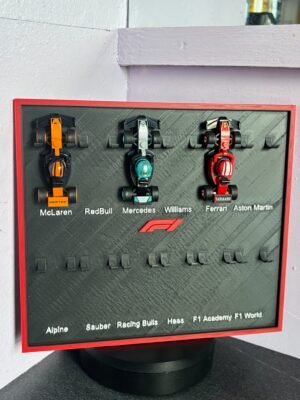 lego f1 speed champions wall display board