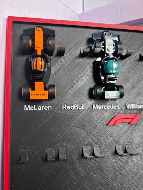 lego f1 speed champions wall display board lego f1 speed champions wall display board