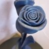 Close up of 3D printed rose petals detail