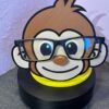 Cheeky monkey glasses holder 3D printed desk stand holding glasses