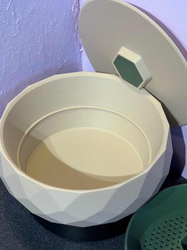pistachio bowl with hidden shell compartment