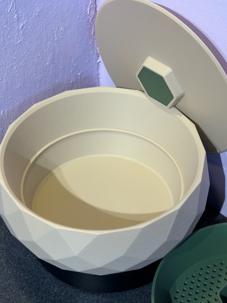 pistachio bowl with hidden shell compartment