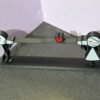 valentine’s couple cup & string phone sculpture – romantic love display