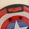 captain america inspired shield pin board – enamel pin display