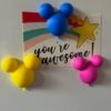 Mickey style balloon magnets