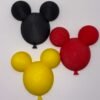 Red, Black, Yellow Mickey Balloon Magnets