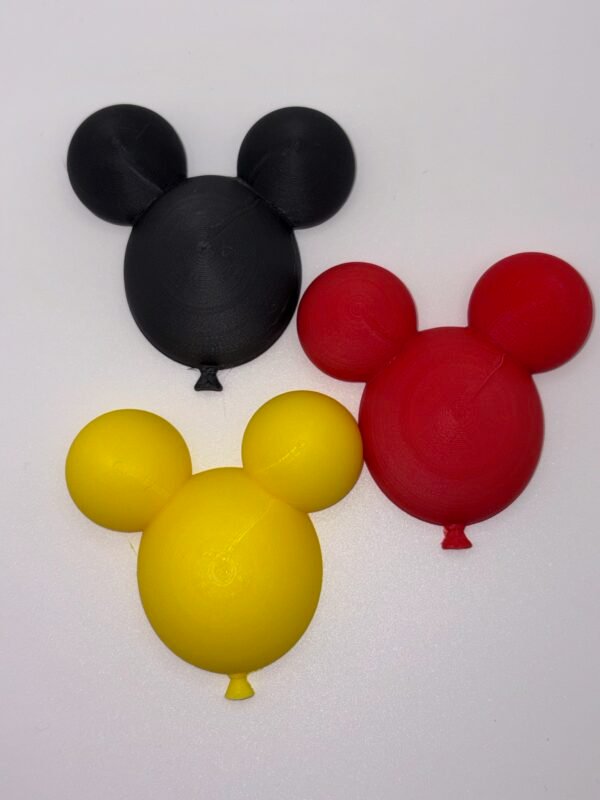 Red, Black, Yellow Mickey Balloon Magnets