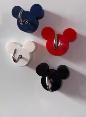 Mickey shaped heavy duty magnetic hooks