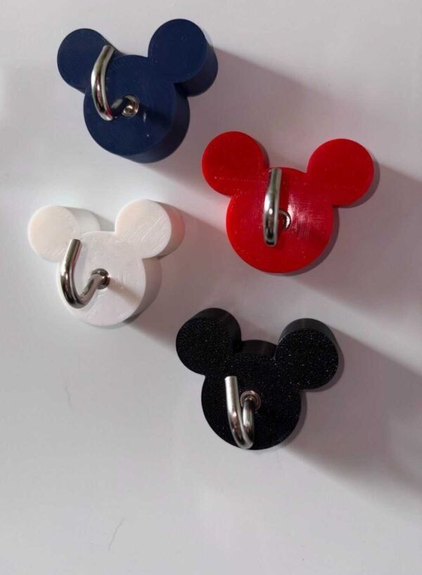 Mickey shaped heavy duty magnetic hooks