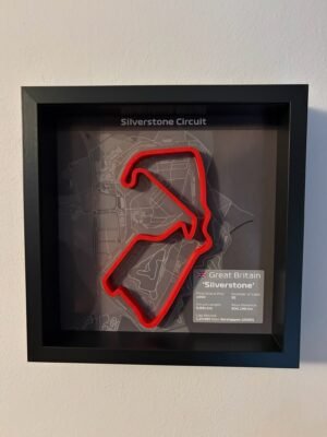 3d printed f1 track framed