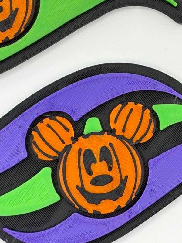 halloween magical cruise wave magnet set — 3d printed pumpkin character door decoration | set of 2 | fish extender gift
