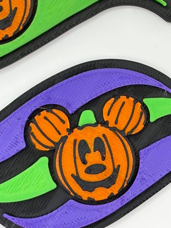 img_5594 halloween magical cruise wave magnet set — 3d printed pumpkin character door decoration | set of 2 | fish extender gift