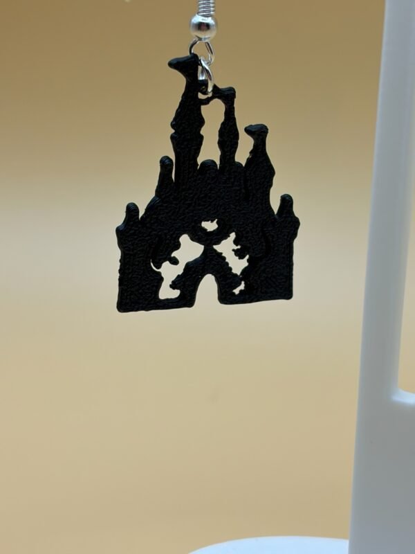 magic castle dangle earrings – 3d printed ecoplastic jewellery