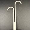 3d printed earring display stand set — set of 3 minimal hook jewellery stands | tall asymmetric, short asymmetric & symmetric | black or white