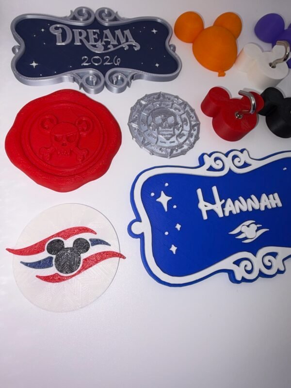 disney cruise ultimate bundle | 3d printed personalised cabin magnets set