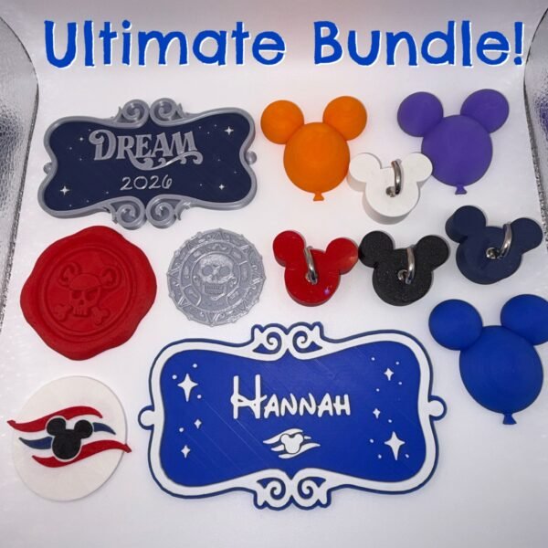 disney cruise ultimate bundle | 3d printed personalised cabin magnets set
