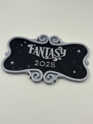 disney fantasy cruise door plaque | personalised 3d printed magnetic cabin sign