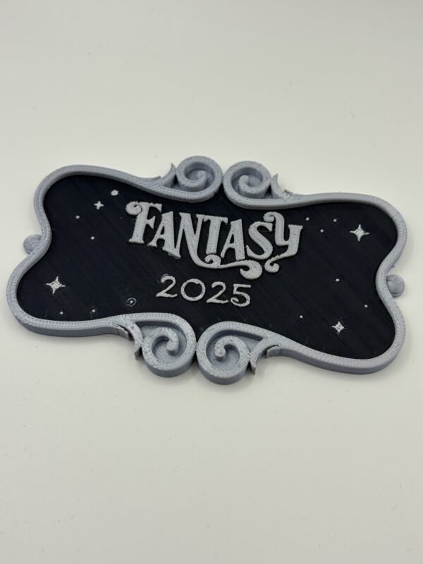 disney fantasy cruise door plaque | personalised 3d printed magnetic cabin sign