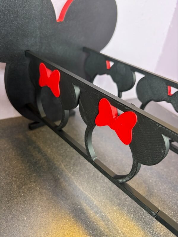 minnie mouse ear display stand | 3d printed headband holder with bow