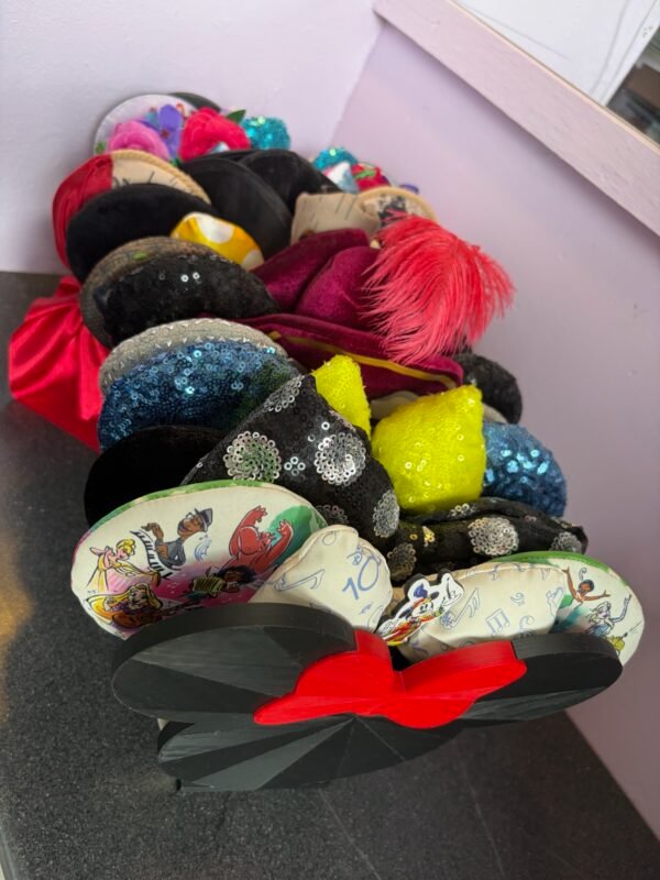 minnie mouse ear display stand | 3d printed headband holder with bow