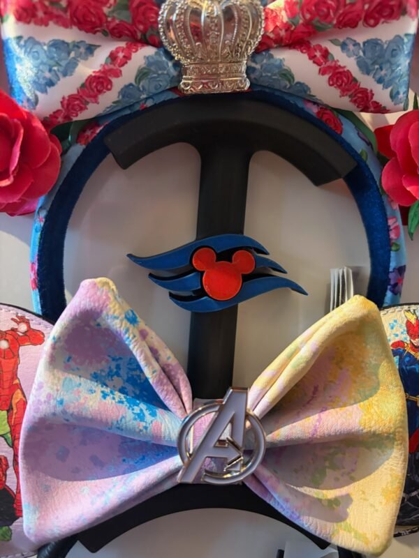 disney ear headband holder with dcl logo | 3d printed display stand