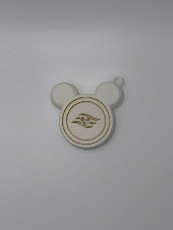 White Keyring fidget
